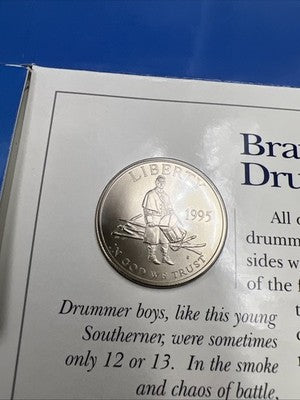 1995 S Civil War 50c Commemorative Half Dollar Coin Young Collector's Set sk#B
