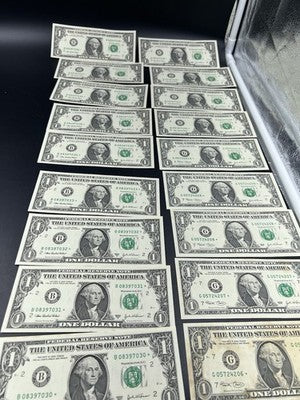 30 Consecutive 2003 * Star FRN Federal Reserve Notes UNC to UNC Details #50