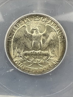 1948 P 25C Washington Quarter Silver Coin MS67 ICG #107 Some Toning