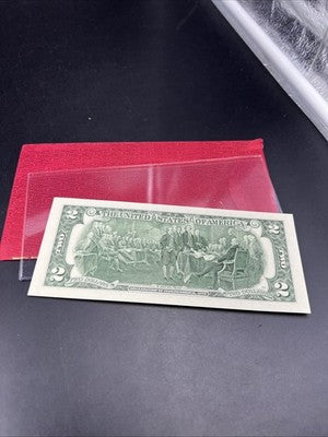 2017 $2 FRN Colorized Year of The Dog Zodiac (2018 2030) Federal Reserve Bill #8