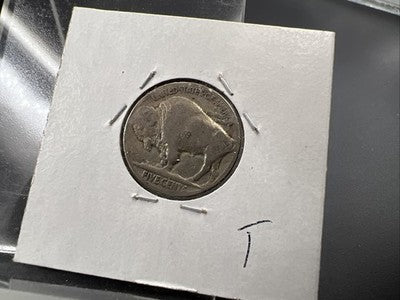 Hobo Buffalo Nickel Coin Modern Carving SKU#T