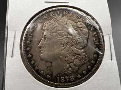 1878 S $1 Morgan Silver Dollar Coin EF XF Extra Fine Circ Some Toning SK#a
