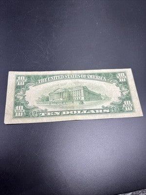 1950 C $10 FRN Ten Dollar Federal Reserve Note New York District Fine Circ #74