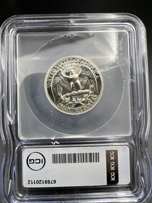1964 P Washington Silver Quarter Coin ICG PR66 #12