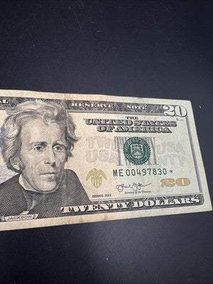 2017 Star * $20 FRN Federal Reserve Note Fine Circ #830