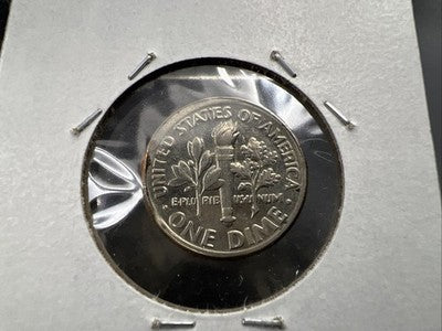 1999 P 10c Roosevelt Dime Coin Incuse Error AU