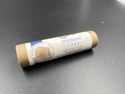 50 Coin US Mint BU Roll 2009 D Birthplace Log Cabin Lincoln Commemorative Cents
