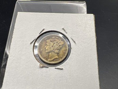 1942 S S/S 10c RPM Mercury Dime RPM West Variety Very Fine Circ Nice toning