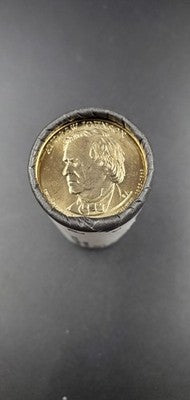 2011 P Andrew Johnson Presidential Dollar US Mint BU Roll 25 Coins Unc