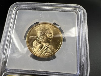 2014 D $1 Sacagawea Native Dollar Gem BU Coin MS67 ANACS #17