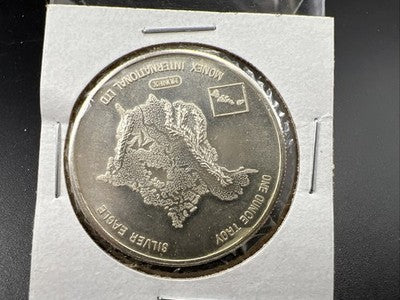 1982 Monex 1 Oz Silver Eagle .999 Art Vintage Round CH BU UNC
