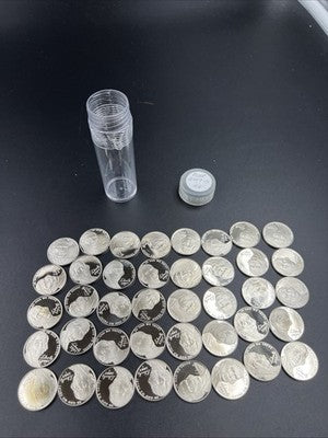 2007 S 5c Proof Jefferson Nickel 40 Coin Roll Choice Proof