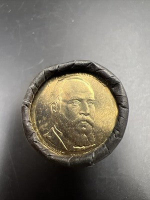 2011 D James Garfield Presidential Dollar US Mint BU Roll 25 Coins