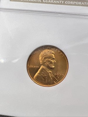 1939 S 1c Lincoln Wheat Cent Penny Coin NGC MS67 RD #005