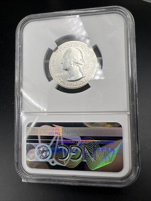 2018 S ATB Voyaguers Reverse Proof Silver Quarter NGC Everhart PF70 25c
