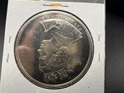2002 Golden Jubilee Great Britain 5 Pounds Coin BU UNC