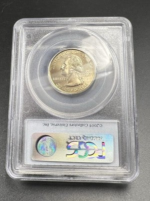 2005 D 25c California State Statehood Quarter Coin MS67 PCGS Satin Finish #066