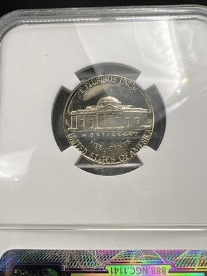 1975 S 5c Jefferson Proof Nickel Coin PF66 Proof Certified NGC #043