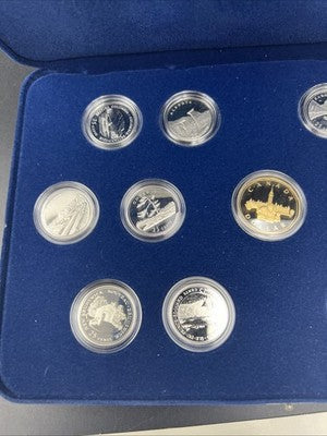 Canada Proof 1992 125th Confederation Anniversary Silver Quarters Set #4d