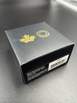 2025 Canada 5 Cents 1 Oz Silver Beaver Coin in Box & COA
