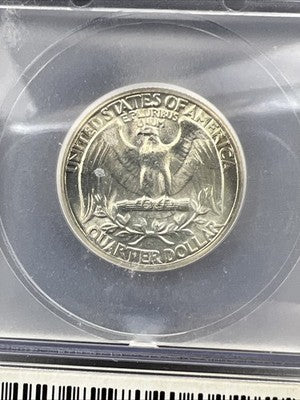 1948 P 25C Washington Quarter Silver Coin MS67 ICG #109