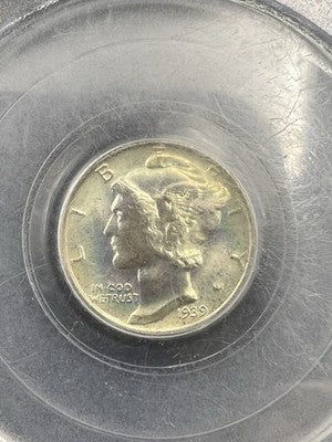 1939 10C Mercury Silver Dime Coin Gem BU UNC MS66 PCGS Nice