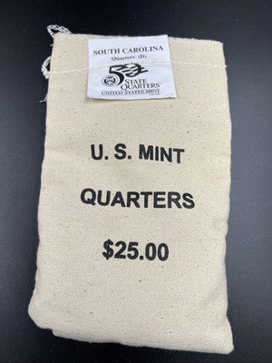 U.S. Mint Bag of 100 2000 D 25c South Carolina State Statehood Quarters BU UNC