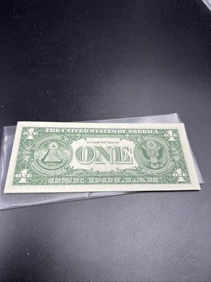 George Wallace Dollar Bill 1963 A $1 FRN UNC Details George Wallace Face