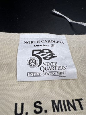 U.S. Mint Bag of 100 2001 P 25c North Carolina State Statehood Quarters BU UNC