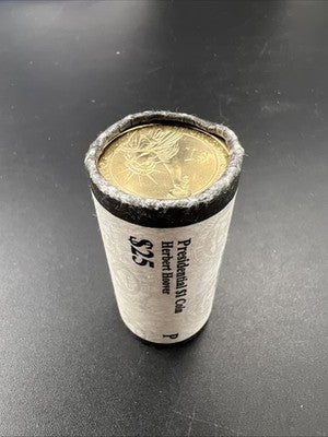 2014 P Herbert Hoover Presidential Dollar US Mint BU Roll 25 Coins