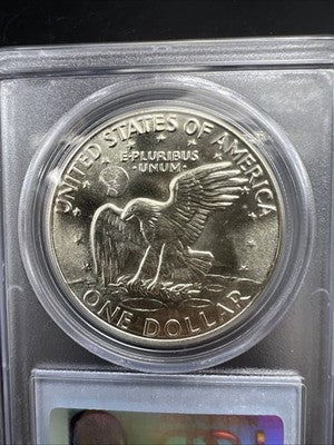 1974 S $1 Ike Eisenhower 40% Silver Dollar Coin PCGS MS66 Gem BU Certified #57