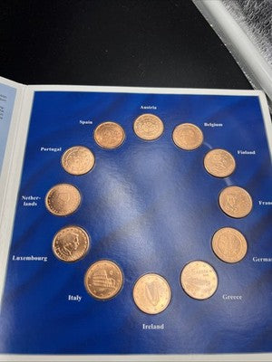 Europe European Union Collection of BU UNC 5 Cent Coins