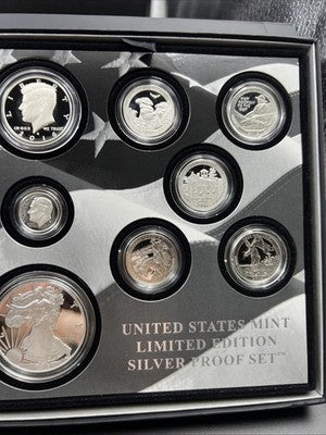 2016 Limited Edition US Silver Proof Set Complete w/ Box COA SK#c