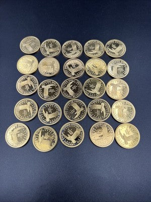 2003 S 25 Coin Proof Sacagawea Dollar Coin Roll