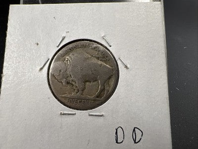Hobo Buffalo Nickel Coin Modern Carving SKU#DD