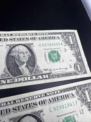 $1 One Dollar Bill Collectors Lot 1935 1957 1963 1969 1988 Circulated Conditions