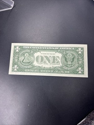 1963 $1 * Star FRN Federal Reserve Note Choice UNC Neat Serial Number #2026