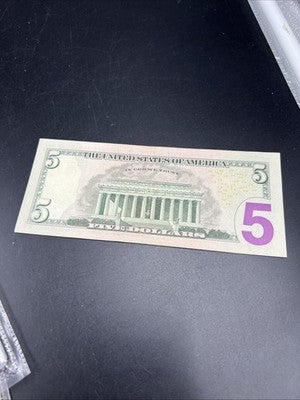Star * 2013 $5 FRN Federal Reserve Note XF EF Circulated Neat Serial # 05318182