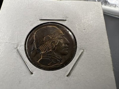 Hobo Buffalo Nickel Coin Modern Carving SKU#F