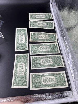 Lot of 7 CH VF 1957 $1 One Dollar US Silver Certificates Blue Seal Notes #251