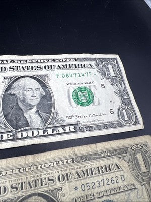 $1 * Star Bill Collector's Lot 1957 $1 cull & 2013 $1 Very Circ & 2017 FRN $1 VG