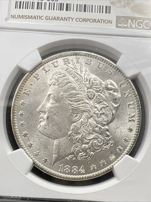 1884 O $1 Morgan Silver Dollar Coin NGC MS64 + Plus Choice BU Certified