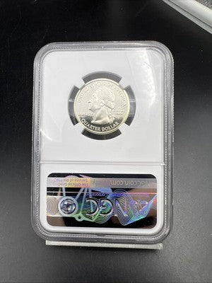 2001 S 25c Rhode Island Statehood Quarter Coin Silver Proof PF69 UCAM #070