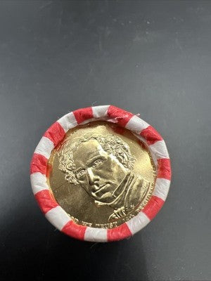 2010 D Franklin Pierce Presidential Dollar US Mint BU Roll 25 Coins