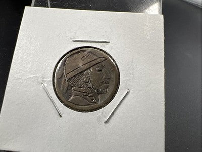 Hobo Buffalo Nickel Coin Modern Carving SKU#L