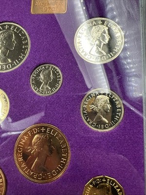 1970 Great Britain Northern Ireland Uncirculated Coin Set in Box