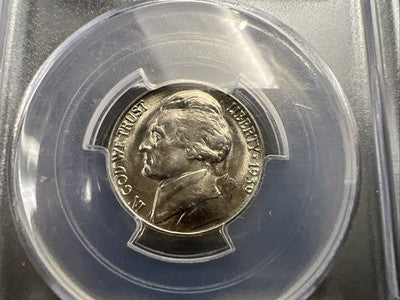 1939 P Reverse of 1940 5c Jefferson Nickel Coin MS65 PCGS Gem BU UNC #385
