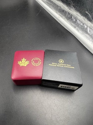 2014 Canada $20 Gilt Perched Bald Eagle Proof 1 oz Silver Coin in RCM Box COA