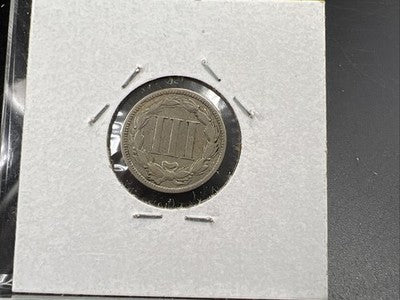 1869 69/9 3c Nickel Coin FS-302 RPD Variety Coin Choice Fine Circulated
