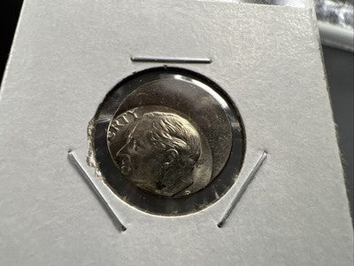 40% off Center Roosevelt Dime Error Coin UNC